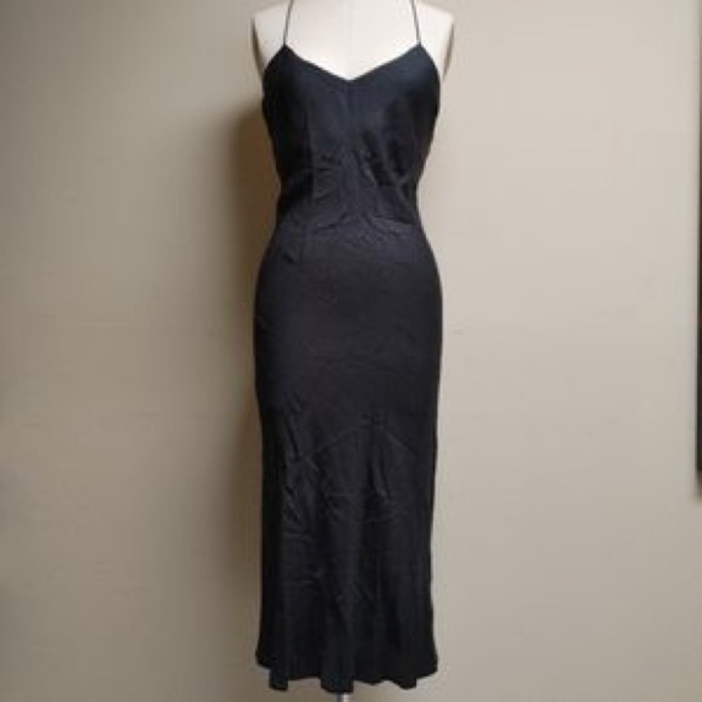 Outerknown Aura Slip Dress in Black - Small - NWOT